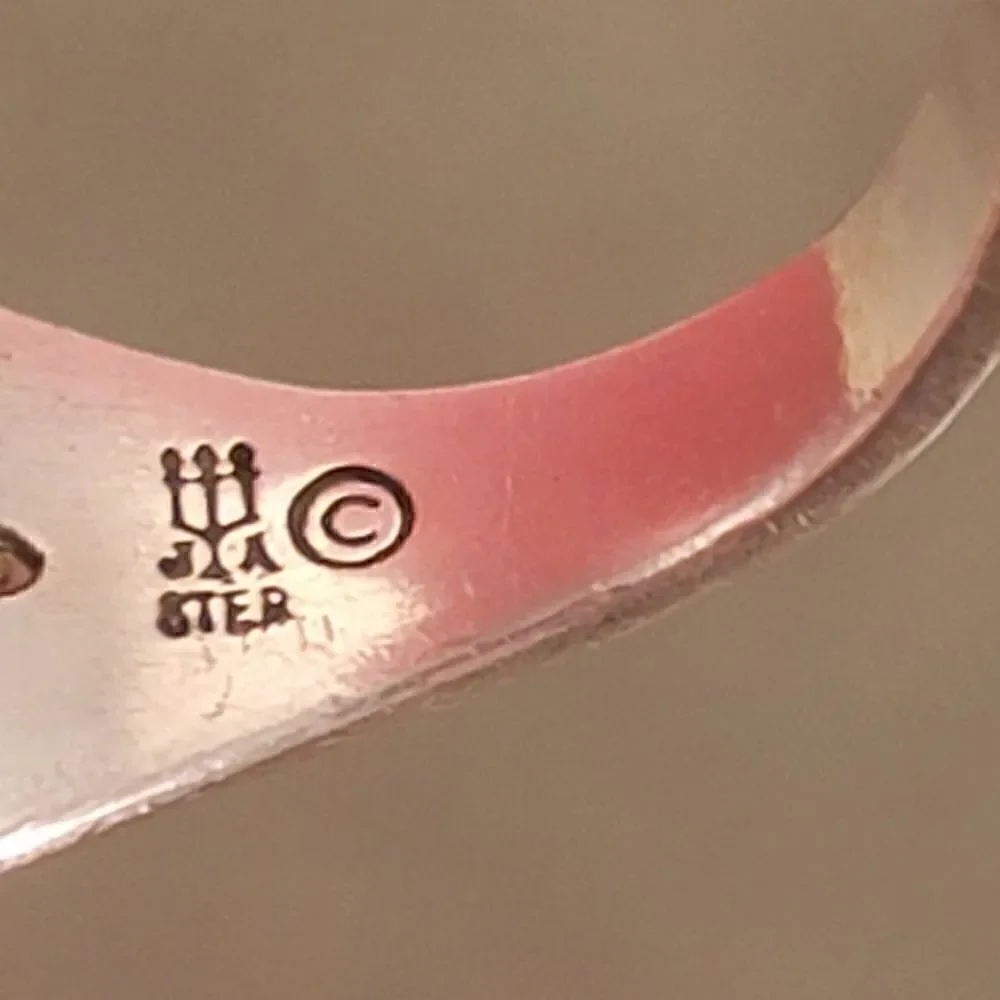 Retired James Avery Sterling Wide Woven Ring